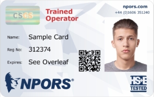 NPORS Trained Operator Card